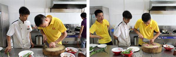 湘菜厨师培训学员实操学习过程2